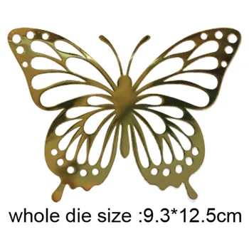 Motýľ 2022 Nové Rezanie Kovov Zomrie pre DIY Scrapbooking Album Papier Karty Dekoratívne Remesiel Razba Die Kusy 9.3x12.5cm