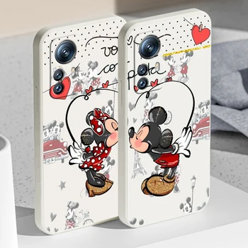 Kvapalina Lano Funda Komické Disney Minnie Mickey Telefón puzdro Pre Xiao Mi 12T 12S 12 12X 11i 11T 11 10 10 10 TON Pro Lite Ultra 5G