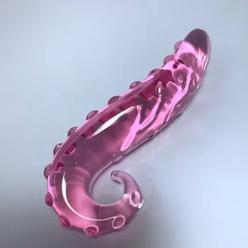 Ružová Hippocampus Sklenené Dildo Realistické Dildo Sex Dospelých, Hračky Dlhý Zadok Plug sexuálnu Hračku pre Ženy Sklenený Análny Plug Dospelých, Hračky