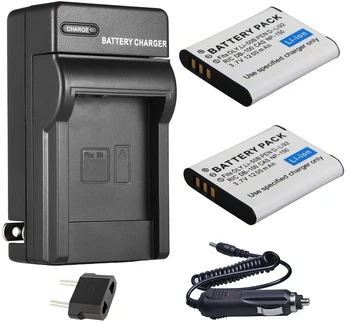 Batéria 2-Pack + Nabíjačka pre Olympus Stylus VH410, VH510, VH515, VH520, VG170, VG190, VR340, VR350, VR360, VR370 Digitálneho Fotoaparátu