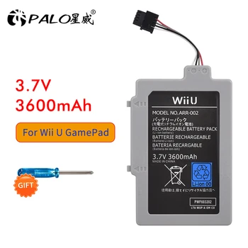 1PCS 3,7 V 3600mAh Nabíjateľná Lítium Li-ion Batéria pre Nintendo Wii U a Wii-U Wiiu Radič Ovládač Gamepad Batérie